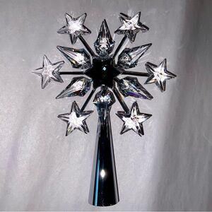 Swarovski crystal retired tree topper - beautiful condition / no box or stand